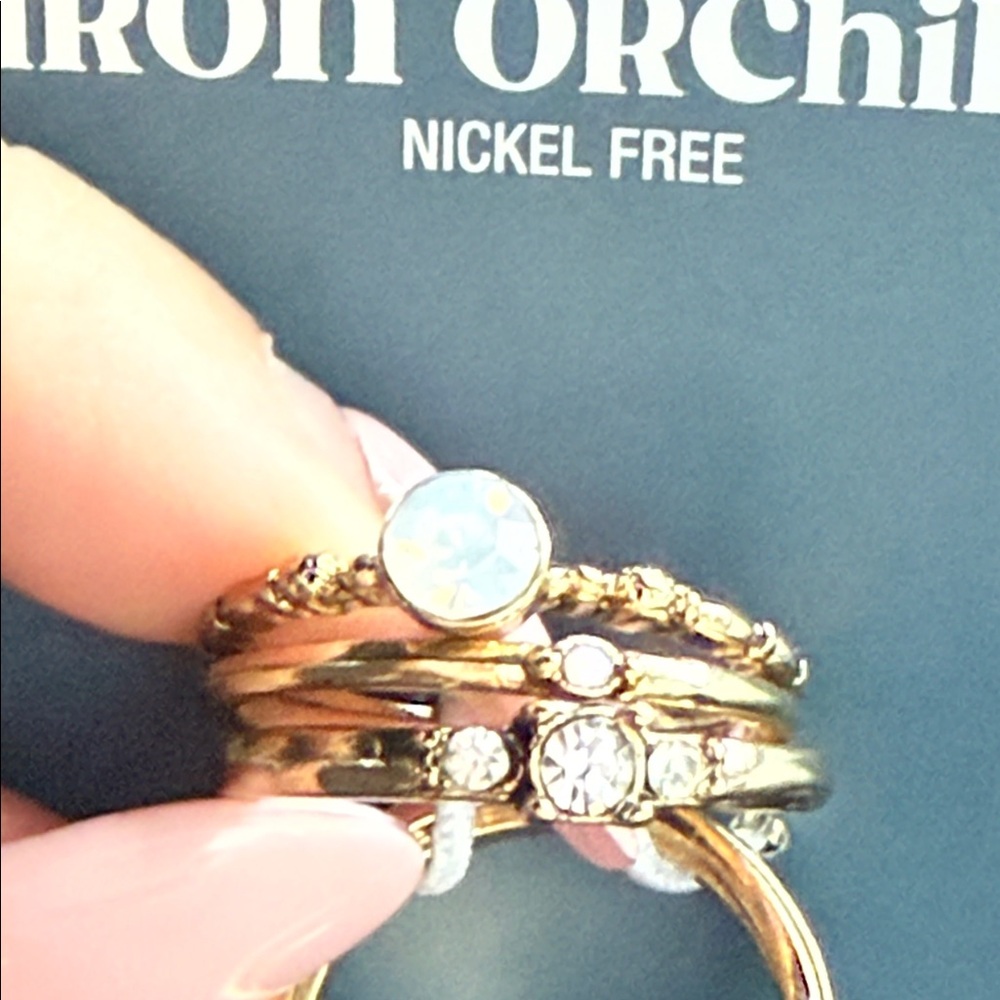 Gold Stackable Rings - image 2